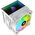 Sharkoon A60 RGB Procesor Chłodnica powietrza 12 cm Biały 1 szt.