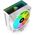 Sharkoon A50 RGB Procesor Chłodnica powietrza 12 cm Biały 1 szt.