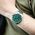 Zegarek Casio Zegarek Męski Casio Mtp-Vd03D-3A1 Green + Box