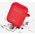 Usams USAMS Etui ochronne na słuchawki Airpods czerwony/red BH423AP04 (US-BH423)