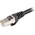 Sharkoon CAT 6 Patchcord SFTP Czarny 1M (4044951014989)