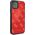 Guess Guess GUHCN584GGPRE iPhone 11 Pro czerwony/red hard case 4G Double Layer Glitter uniwersalny