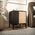 Cama Meble Szafka nocna 2szt MERCI 44x40x52,5 czarny/dąb artisan
