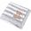 Le Creuset Stoneware Set of 4 petite Casseroles 10x5cm volcan.