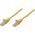 Intellinet Network Solutions Patchcord Cat6, CU, U/UTP, PVC, 0.25m, żólty (738873)