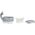 Naktipuodis BabyTrold Whale Potty, grey