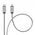 Καλώδιο USB C σε USB C FORCELL F-Energy QC4.0 PD 5A 100W E-Mark Metal 2 m C239 ασημί