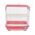 Klatka dla ptak�w, ciemnor�owa,  wym. 36 x 28.8 x 36.8cm