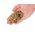 WIO Belladonna, �wir, dekoracyjny, br�zowy,  2kg, worek