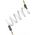 Kabel USB Vidvie KABEL AUX DO GŁOŚNIKA JACK 3.5MM-JACK 3.5MM 1,5M