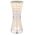LED table lamp GLOBO GIXI, 1.5W RGBW, rechargeable, touch On/Off, crystal effect