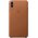 Apple iPhone XS Max Leather Case naturalny brąz