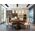 Pendant lamp GLOBO GORLEY, 4xE27, 60W, 230V, metal, gold color, 20x110x140cm