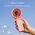 Mini wentylator Jisulife Handheld Fan Life7 3600mAh przenośny wiatraczek USB - różowy