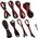 CableMod RT-Series PRO ModMesh 12VHPWR Dual Cable Kit for ASUS/Seasonic - black/red