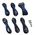 CableMod RT-Series PRO ModMesh 12VHPWR to 3x PCI-e Kabel for ASUS/Seasonic - 60cm, black/blue