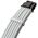 CableMod Pro ModMesh 12V-2x6-Kabel, 3x 8-Pin, StealthSense – weiß, var. A