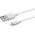 Savio CL-192 kabel USB 1 m USB A Biały