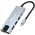 HUB Adapter USB-C 5w1 | USB-C PD 100W | 2xUSB | HDMI 4K | RJ45