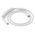 Glorious GMMK Coiled Cable Ghost White, Spiralkabel, USB-C/USB-A - wei