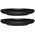 Dinner plate MAKU ROBUSTE, black, o 21 cm, 2 pcs.