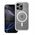 Θήκη CLEAR MAG COVER με προστασία κάμερας συμβατή με MagSafe για IPHONE 15 διάφανη glitter