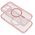 Θήκη CLEAR MAG COVER με προστασία κάμερας συμβατή με MagSafe για IPHONE 14 pink glitter