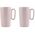 Vialli Design - FUORI - Kubki 2szt 330ml - Różowy