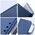Kabura SMART MAGNETO do SAMSUNG M16 5G granatowy