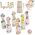 CLASSIC WORLD Wooden Bowling Game for Children 6 pcs + Ball