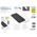 PLATINET POWER BANK 10000 mAh 3,7V 37Wh 12W 2x USB-C 1x USB-A WHITE [46079]