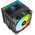 Sharkoon A60 RGB Procesor Chłodnica powietrza 12 cm Czarny 1 szt.