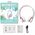 FiiO Snowsky Anytime - pink - Słuchawki Nauszne Bluetooth z Aktywną Redukcją Szumów ANC