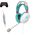 ASUS TUF Gaming H1 Gen II Hatsune Miku Edition Zestaw słuchawkowy Przewodowa Ręczny USB Typu-A Różowy, Turkusowy, Biały