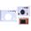 Futerał Etui Pokrowiec Case Silikon Fuji Fujifilm Instax Mini Evo / Fioletowy