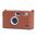 Futerał Etui Pokrowiec Case Silikon Kodak Ektar / H35 / H35n / Ultra F9 / Brązowy