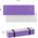 NC17103 KARIMATA SKŁADANA TURYSTYCZNA Z PODBICIEM ALUMINIOWYM + XPE 195 CM FIOLETOWA NILS CAMP