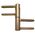 DOOR HINGE TRIO 15 DZ ZN YELLOW