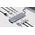 Manhattan 190459 stacja dokująca Przewodowa USB 3.2 Gen 1 (3.1 Gen 1) Type-C Szary