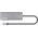 Manhattan 190459 stacja dokująca Przewodowa USB 3.2 Gen 1 (3.1 Gen 1) Type-C Szary