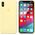 Apple Silikonowe etui do iPhonea XS Max - łagodny żółty -MUJR2ZM/A
