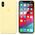 Apple Silikonowe etui do iPhonea XS Max - łagodny żółty -MUJR2ZM/A