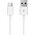 Kabel USB USB-A - USB-C 1.1 m Biały (26197)