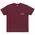 Billabong Στοιβαγμένο Arch Tee EBYZT00175-RSN0 Μπορντό M