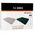 NC2803 MATERAC TURYSTYCZNY DMUCHANY 203X152X22 CM ZIELONY NILS CAMP