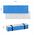 NC17103 KARIMATA SKŁADANA TURYSTYCZNA Z PODBICIEM ALUMINIOWYM + XPE 195 CM NIEBIESKA NILS CAMP