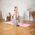 ZESTAW DO JOGI HMS MATA TPE LIGHT PINK YM10 + KOSTKA GRAY KJ02 + PASEK SJ02