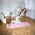 ZESTAW DO JOGI HMS MATA TPE LIGHT PINK YM10 + KOSTKA GRAY KJ02 + PASEK SJ02