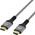 EFB Elektronik HDMI-21-00001 kabel HDMI 0,5 m HDMI Typu A (Standard) Czarny, Szary