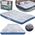 Bestway dwuosobowy materac welurowy Queen 203 x 152 x 30cm 67836 EDUKAMP